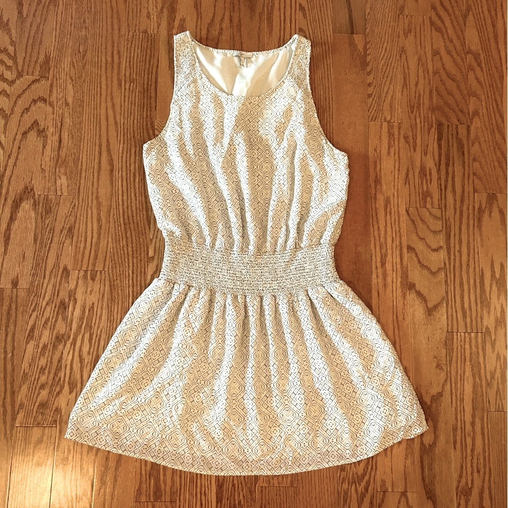 Joie // silk cinch waist sleeveless dress